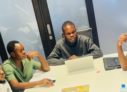 The MOTIvision team in a business meeting